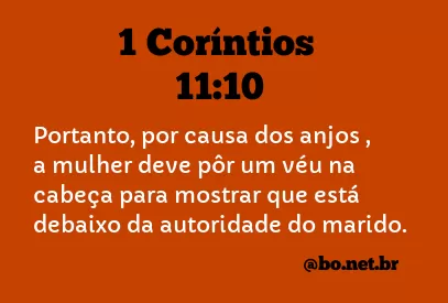 1 Coríntios 11:10 NTLH