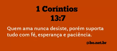 1 coríntios 13 4 8 portugues