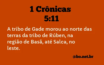 1 Crônicas 5:11 NTLH