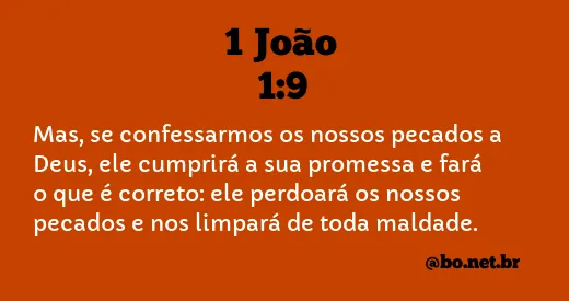 1 João 1:9 NTLH