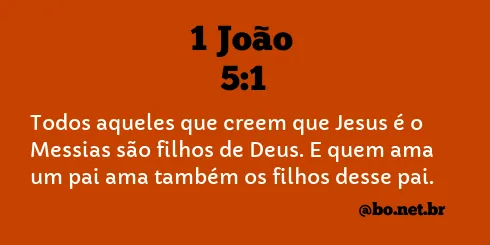 1 João 5:1 NTLH