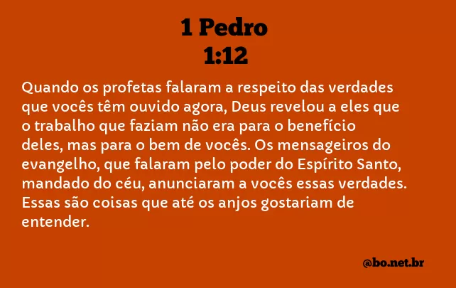 1 Pedro 1:12 NTLH