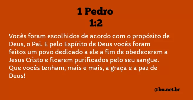 1 Pedro 1:2 NTLH