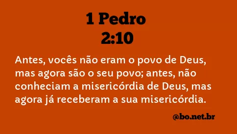 1 Pedro 2:10 NTLH