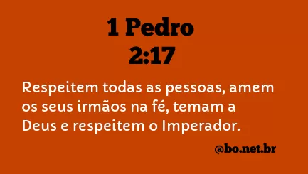 1 Pedro 2:17 NTLH