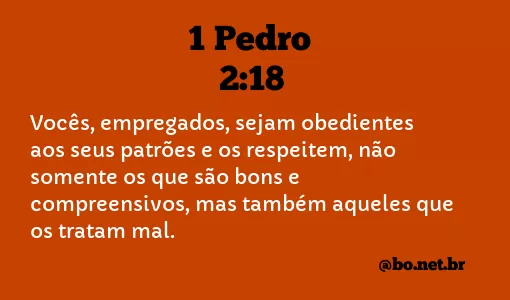 1 Pedro 2:18 NTLH
