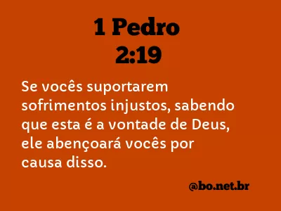 1 Pedro 2:19 NTLH