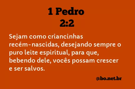 1 Pedro 2:2 NTLH