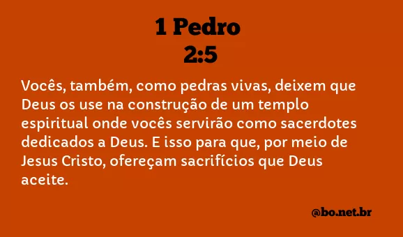 1 Pedro 2:5 NTLH