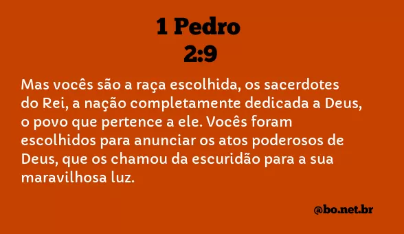 1 Pedro 2:9 NTLH