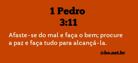 1 Pedro 3:11 NTLH