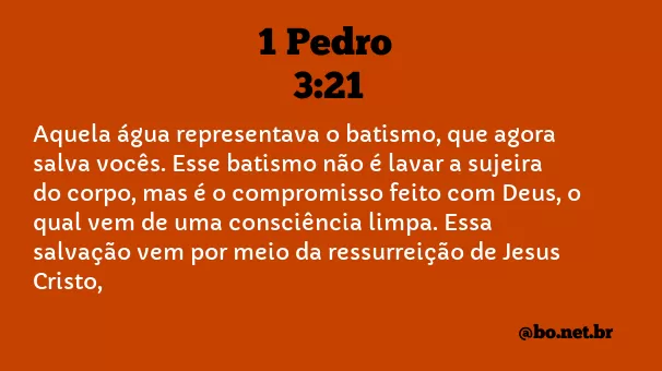 1 Pedro 3:21 NTLH