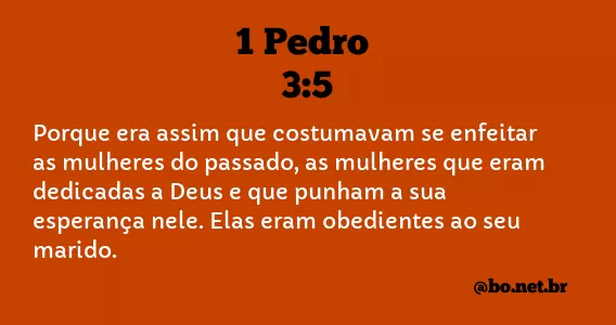 1 Pedro 3:5 NTLH