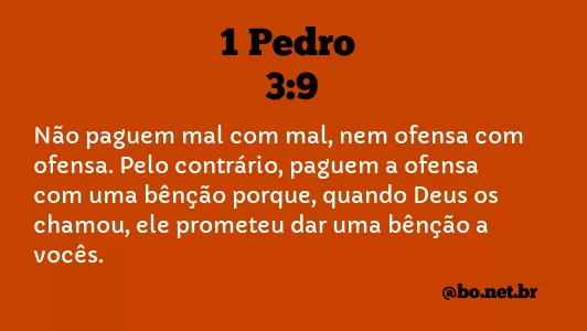 1 Pedro 3:9 NTLH