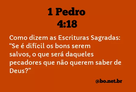 1 Pedro 4:18 NTLH