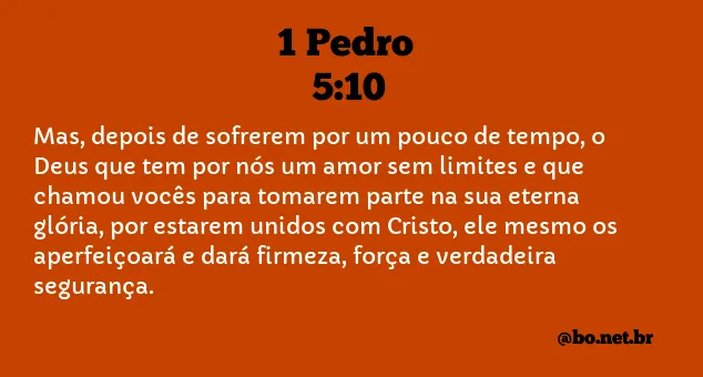 1 Pedro 5:10 NTLH