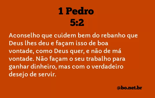 1 Pedro 5:2 NTLH