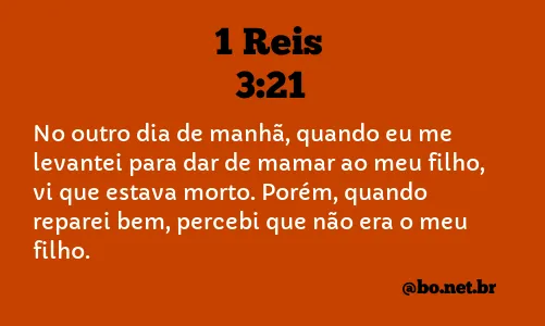 1 Reis 3:21 NTLH