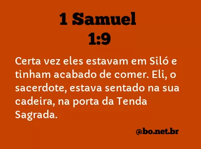 1 Samuel 1:9 NTLH