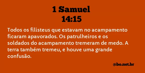 1 Samuel 14:15 NTLH
