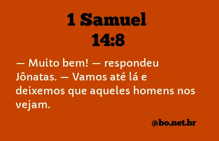 1 Samuel 14:8 NTLH