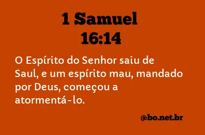 1 Samuel 16:14 NTLH