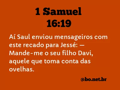 1 Samuel 16:19 NTLH