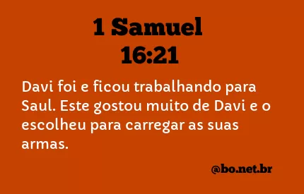 1 Samuel 16:21 NTLH