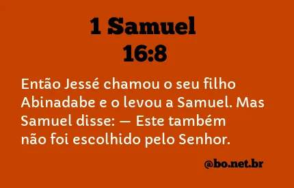 1 Samuel 16:8 NTLH