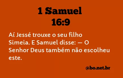 1 Samuel 16:9 NTLH