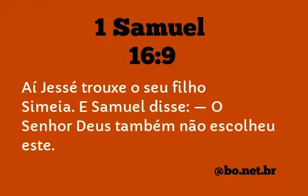 1 Samuel 16:9 NTLH