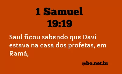 1 Samuel 19:19 NTLH