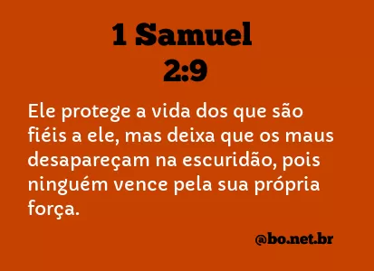 1 Samuel 2:9 NTLH