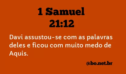 1 Samuel 21:12 NTLH