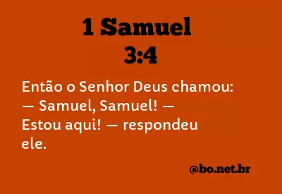 1 Samuel 3:4 NTLH