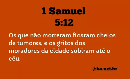 1 Samuel 5:12 NTLH