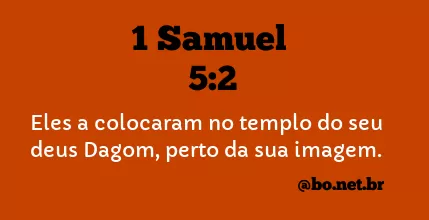 1 Samuel 5:2 NTLH