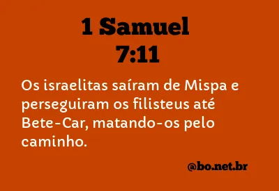 1 Samuel 7:11 NTLH