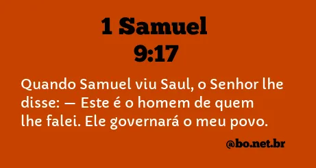 1 Samuel 9:17 NTLH