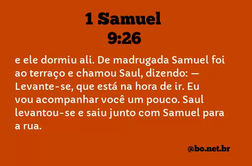 1 Samuel 9:26 NTLH