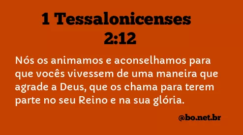 1 Tessalonicenses 2:12 NTLH