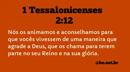 1 Tessalonicenses 2:12 NTLH