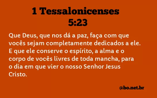 1 Tessalonicenses 5:23 NTLH