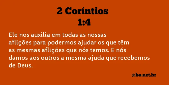 2 Coríntios 1:4 NTLH