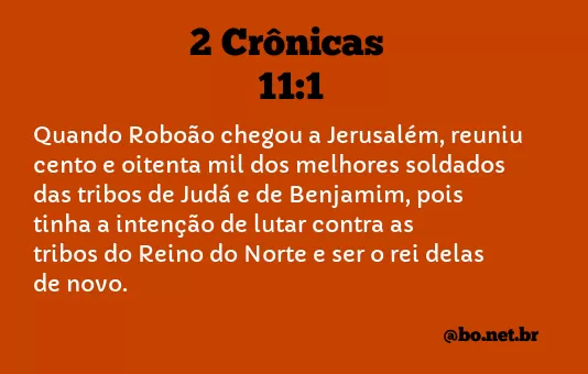 2 Crônicas 11:1 NTLH