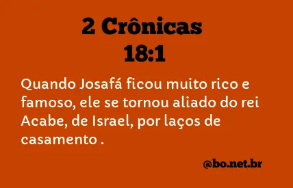 2 Crônicas 18:1 NTLH