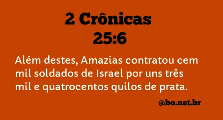 2 Crônicas 25:6 NTLH