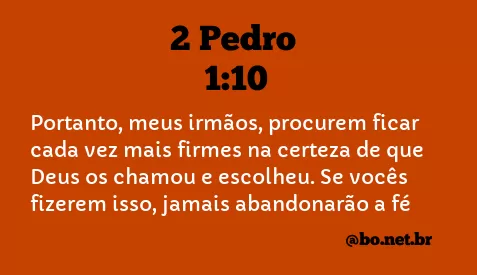 2 Pedro 1:10 NTLH