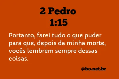 2 Pedro 1:15 NTLH