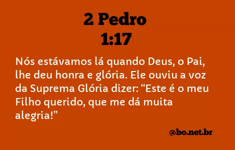 2 Pedro 1:17 NTLH